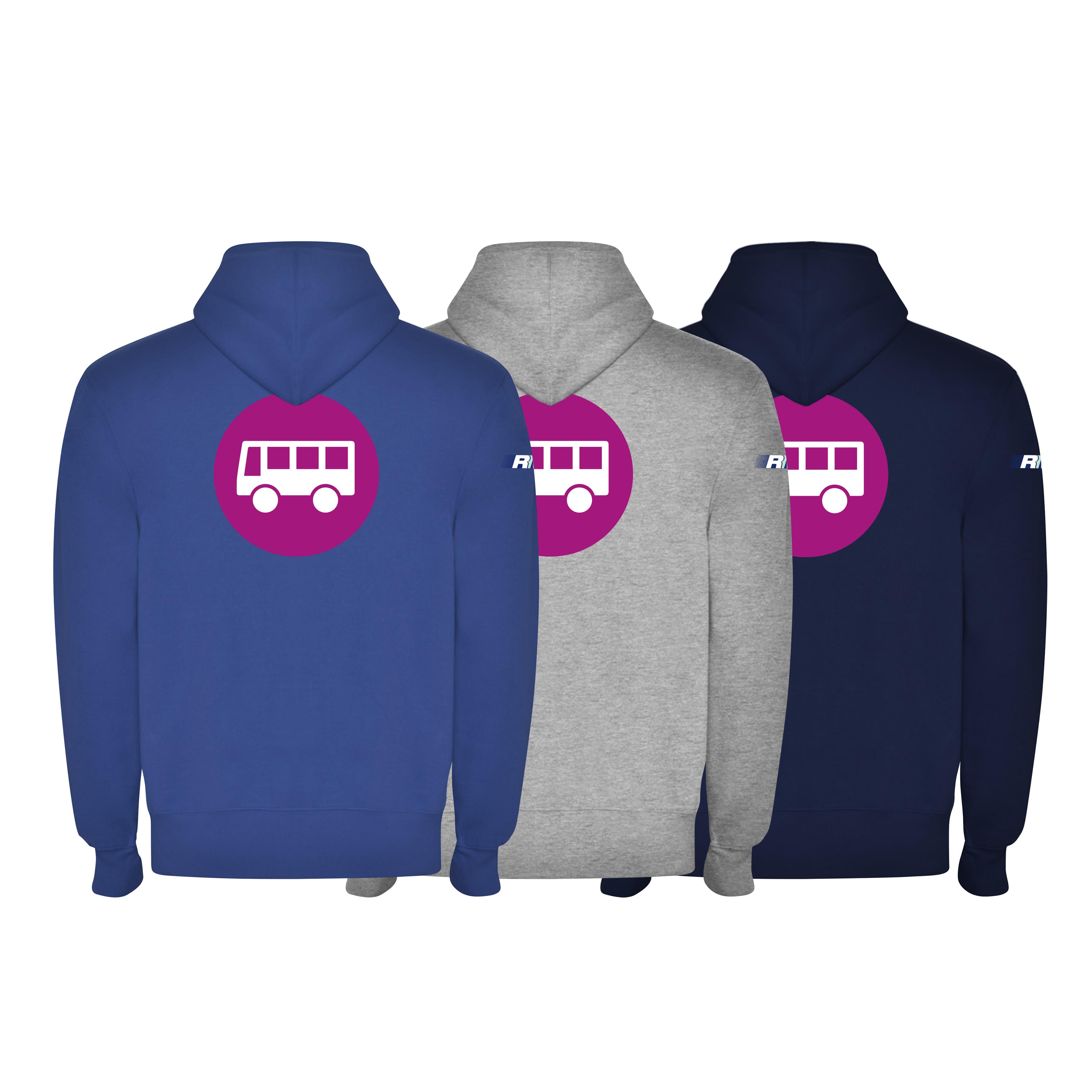 Montblanc Kapuzensweatjacke, Bus-Pikto